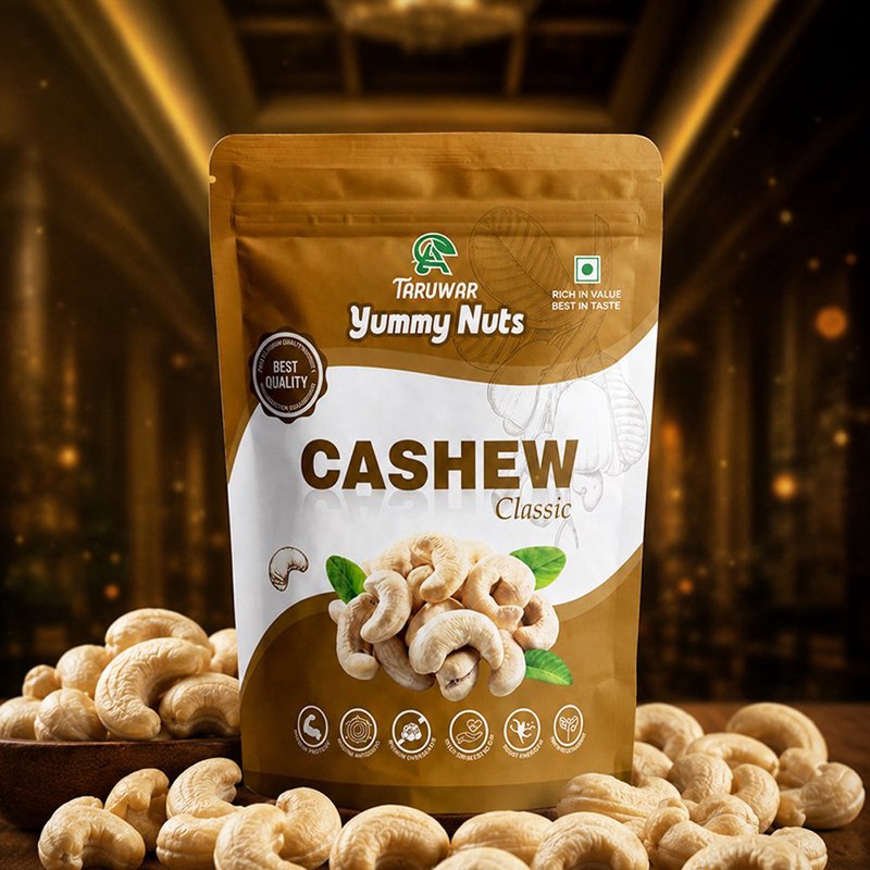 Taruwar Premium Cashew W320 250g | Whole Kaju Nuts | Creamy, Crunchy & Protein Rich Dry Fruits | Healthy Snack for Energy, Heart Health & Daily Nutrition | Premium Quality Cashews thumbnail 5