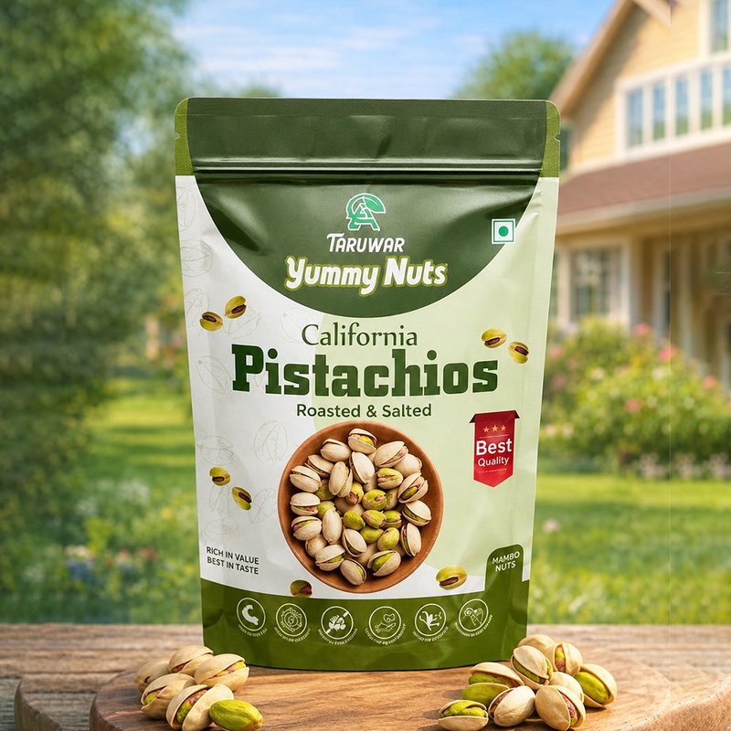Taruwar Premium Jumbo Pistachios Roasted & Salted 200g | California Pista | Crunchy & Protein Rich Dry Fruits | Healthy Snack for Energy, Heart Health & Daily Nutrition | Premium Quality Salted Pistachios thumbnail 5