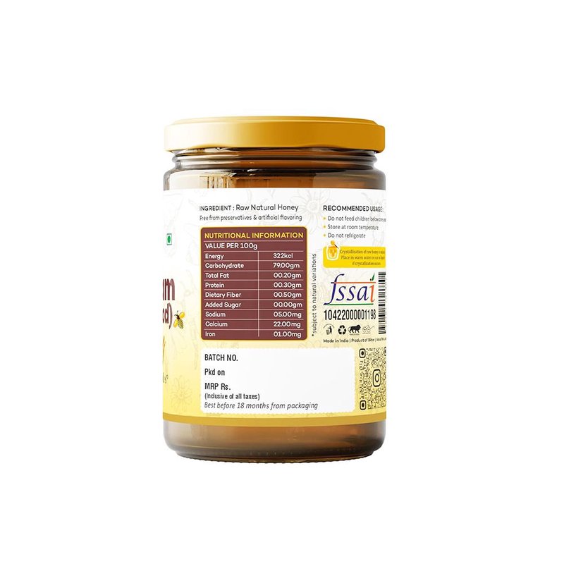 Desi Mantra Sheesham (Rosewood) Honey | Pure Raw Forest Honey | Naturally Harvested & Unprocessed | No Added Sugar | Rich Aroma Healthy Sweetener for Tea & Daily Wellness thumbnail 2