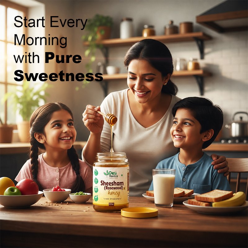 Desi Mantra Sheesham (Rosewood) Honey | Pure Raw Forest Honey | Naturally Harvested & Unprocessed | No Added Sugar | Rich Aroma Healthy Sweetener for Tea & Daily Wellness thumbnail 5