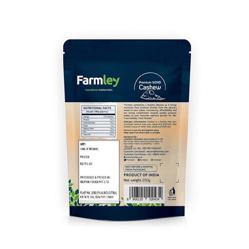 FARMLEY CASHEW W240 250GM thumbnail 2