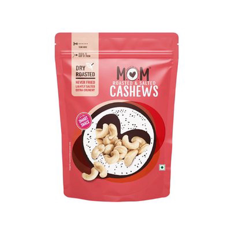 MOM - Meal of the Moment Salted Masala Cashew  | Crunchy Roasted Cashew Nuts | Source of Protein & Fiber | Flavorful Dry Fruit Snack