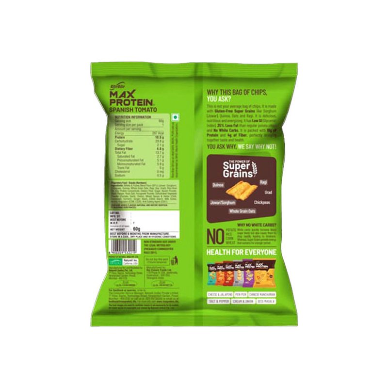 RiteBite Namkeen Spanish Tomato | 7 Grain Protein Snack | High Protein | Made with 7 Nutritious Grains | Crispy & Crunchy | Ready-to-Eat | 100% Vegetarian thumbnail 2