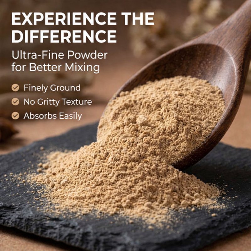 Sanoura Ashwagandha Root Powder | 100% Pure Natural Ayurvedic Herb | Stress Relief, Energy & Stamina Booster | Supports Immunity, Strength, Focus & Better Sleep | Herbal Wellness Supplement for Men & Women | Raw Ashwagandha Powder for Daily Health & Vitality thumbnail 4