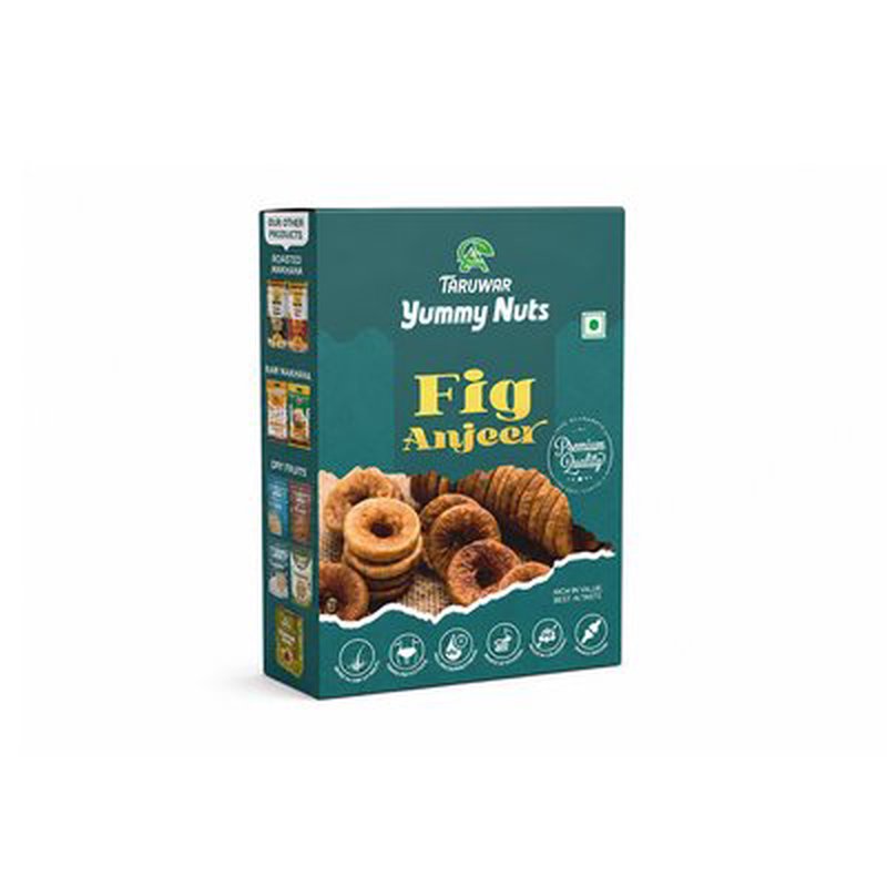 Taruwar Premium Dried Anjeer (Figs) 250g Pouch | Naturally Sweet, Soft & Fiber Rich Dry Fruits | Healthy Snack for Digestion, Immunity, Energy & Daily Nutrition | Premium Quality Fig Fruit | No Added Sugar | Ideal for Weight Management & Healthy Lifestyle