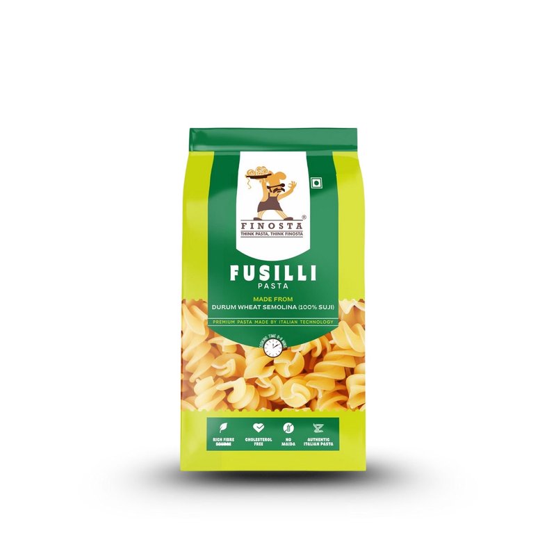 Finosta Fusilli Pasta 500g | Premium Spiral Italian Pasta | Perfect for White Sauce, Red Sauce & Pasta Salads | Easy-to-Cook Family Pasta