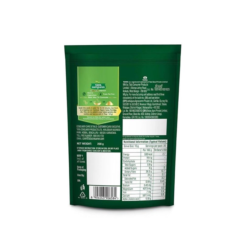 Tata Sampann Chia Seeds 200g thumbnail 2
