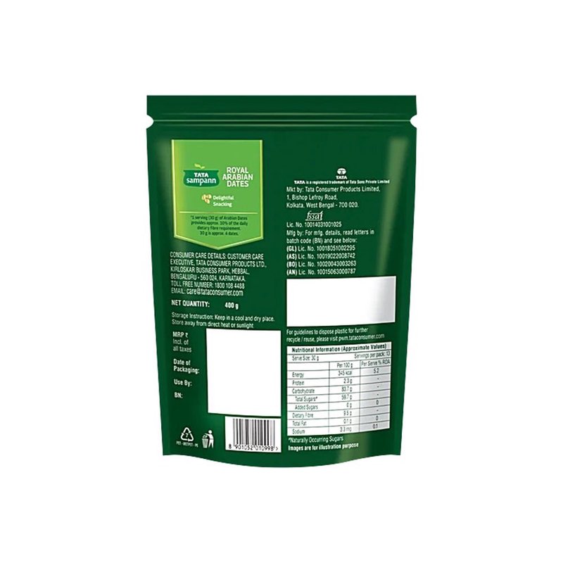 Tata Sampann Royal Arabian Dates 400g thumbnail 2
