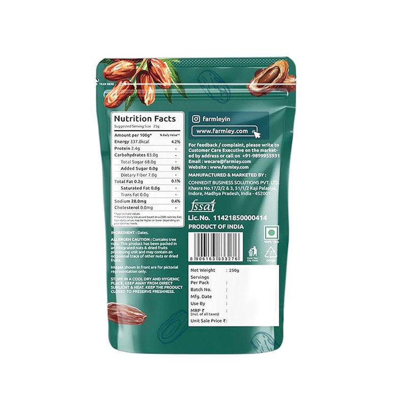 FARMLEY BARKAT DATES 250GM thumbnail 2