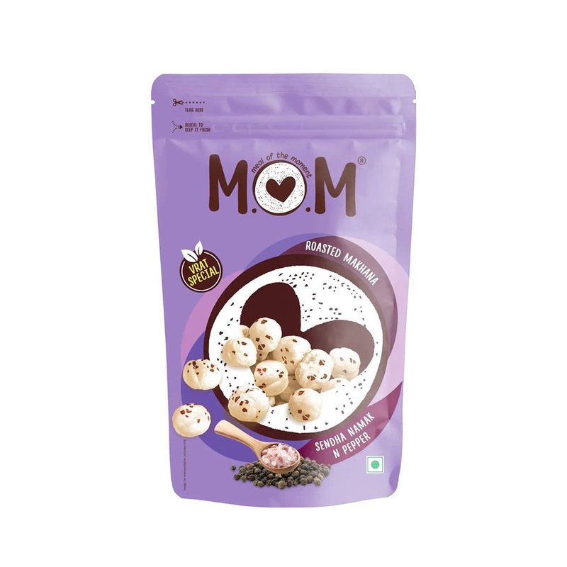 Sendha Namak Makhana 70g | MOM Sendha Namak Roasted Makhana | MOM Sendha Namak Makhana