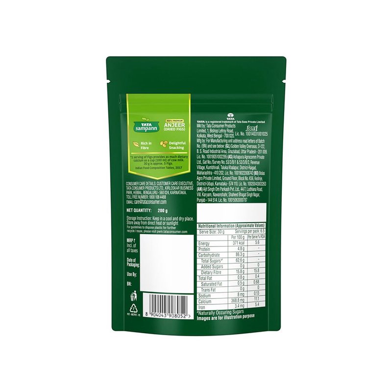Tata Sampann 100% Premium Figs (Anjeer) 200g thumbnail 2