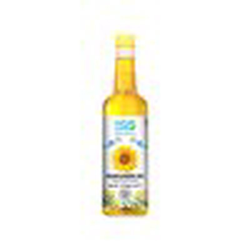 Natureland Organics Wood Cold Pressed Sunflower Oil  | 100% Organic Sunflower Seed Oil | Kachi Ghani Oil for Everyday Cooking