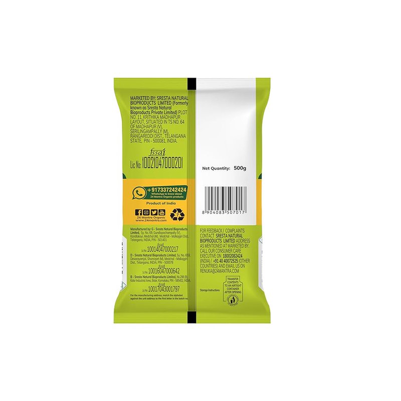 24 Mantra Organic Kodo Millet 500g | Whole Kodo Millet | High Fiber Ancient Grain | Healthy Rice Alternative