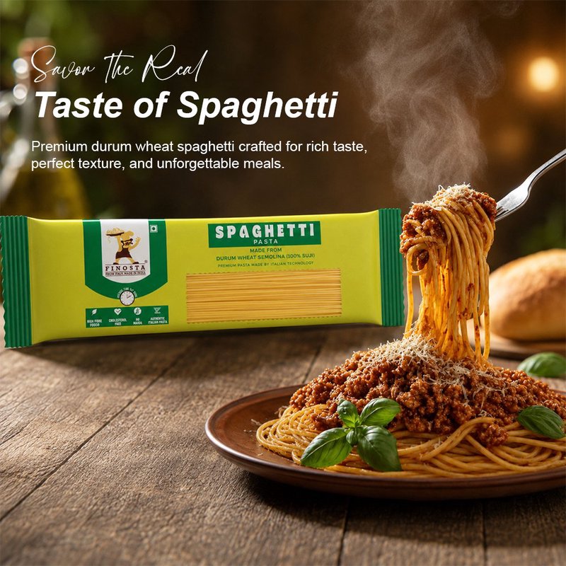 Finosta Spaghetti Pasta 500g | Premium Long-Strand Italian Pasta | Perfect for Classic Pasta Recipes, Sauces & Family Meals | Easy-to-Cook Pasta thumbnail 2