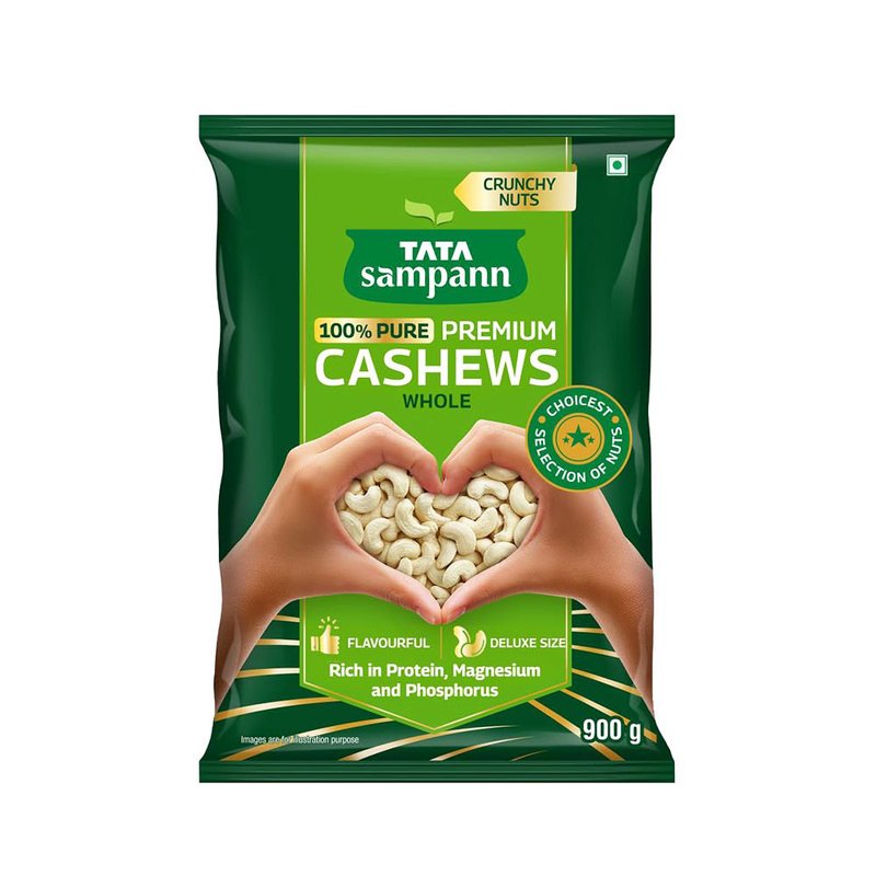 Tata Sampann 100% Pure Cashews 900gm
